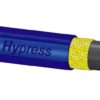 En blå och gul "Tvättslang Högtryck, 1/4'', 250 Bar" slang designad för högtryckstvätt.