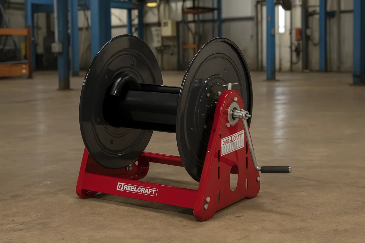 Slangupprullare för industri